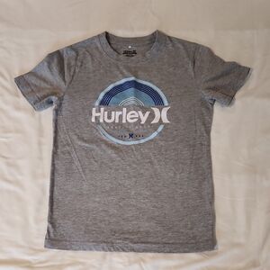 Hurley Heather Gray Logo Tee. Size 10/12